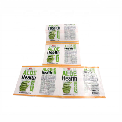 Heat Sensitive Customize Design PET/PVC Heat Shrink Sleeve Label, Flavored Drink Pouch Bottle Bottle Shrink Label PET Film
